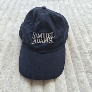 Samuel Adams Beer Hat Navy‎ Dad Cap Adjustable Brewery Logo